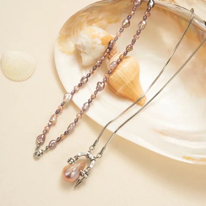 Dusk Multicolor Pearl Necklace