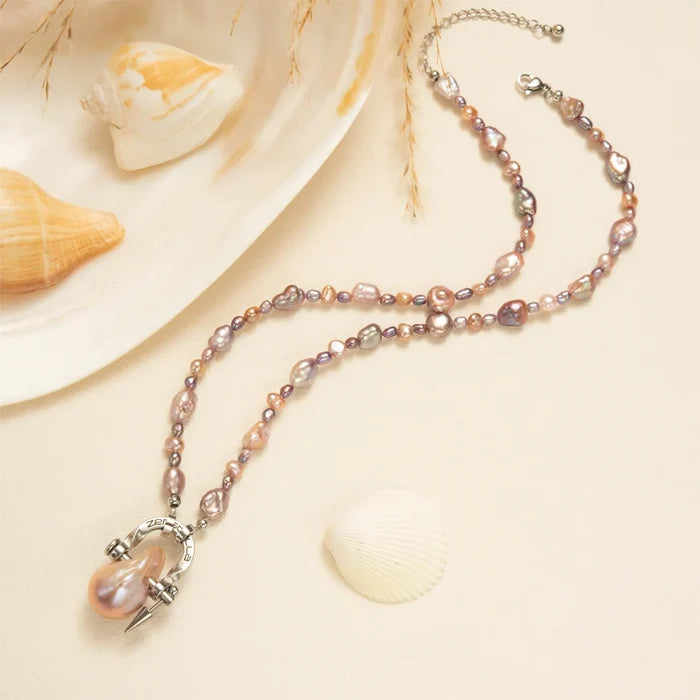 Dusk Multicolor Pearl Necklace