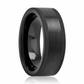 DUSKORA — hero shot — men's tungsten carbide wedding ring | Aydins Jewelry