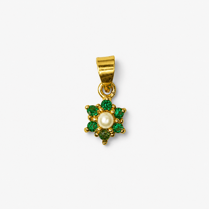 Emerald Daisy Mini Set - Monis Anas Jewellers