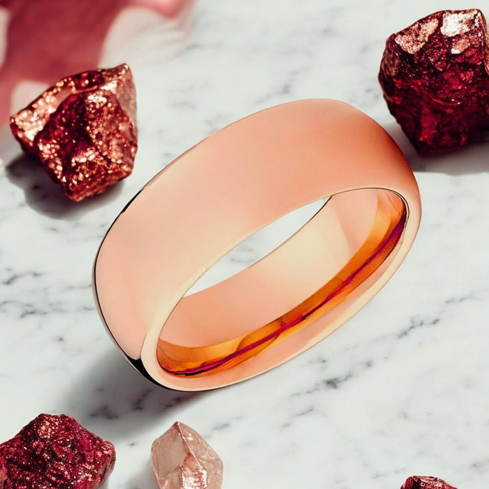 FANATIC - detail view - men's tungsten carbide wedding ring | Aydins Jewelry