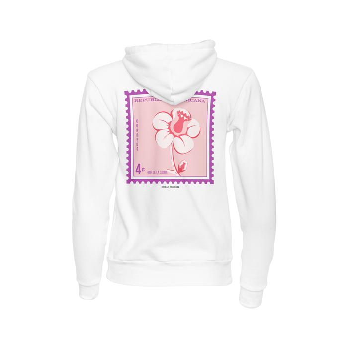 FLOR DE LA CAOBA POSTAL ROSA HOODIE