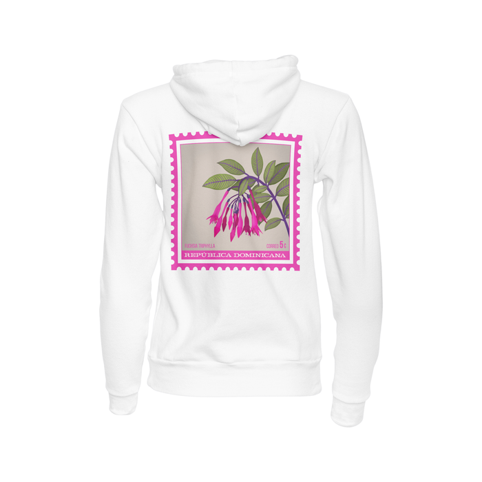 FLOR FUCHSIA POSTAL ROSA HOODIE