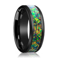 GALACTIC Black Ceramic men's wedding band, image 1