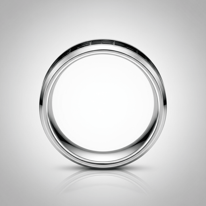 GALACTUS — lifestyle on hand — men's tungsten carbide wedding ring | Aydins Jewelry