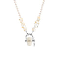 Gemini Citrine & Pearl Necklace
