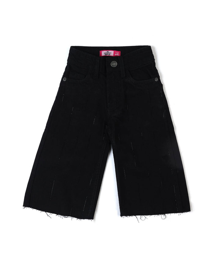 Eminent Girls Wider Leg Denim Pant - Jet Black, Girls Pants & Capri, Eminent, Chase Value