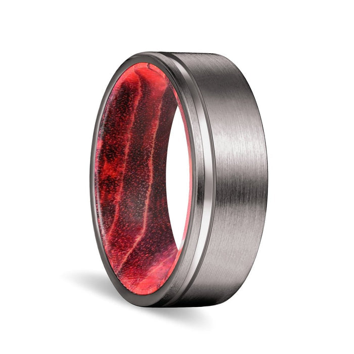 GLEASON — hero shot — men's tungsten carbide wedding ring | Aydins Jewelry