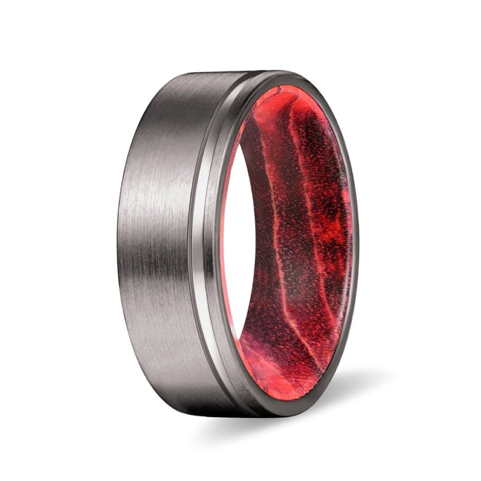 GLEASON — lifestyle on hand — men's tungsten carbide wedding ring | Aydins Jewelry