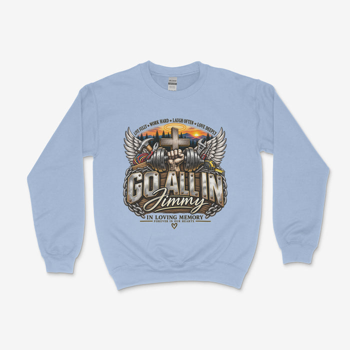 S / Gildan Sweatshirt - Light Blue