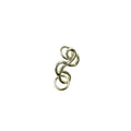 Gold 14k Designer clasp Music Note Shape Connector - K Jewelry Accessories