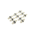 Gold 18k Aquamarine Connector Charms - K Jewelry Accessories