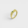Gold Emerald Ring - Monis Anas Jewellers