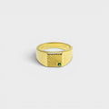 Gold Sunburst Signet Ring - Monis Anas Jewellers