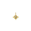 Gold Vermeil Ethiopian Opal Dainty Charm Pendant Handmade - K Jewelry Accessories