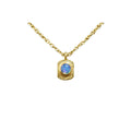 Gold Vermeil Ethiopian Opal Minimalist Charm Pendant - K Jewelry Accessories