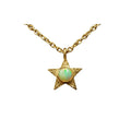 Gold Vermeil Ethiopian Opal Star Charm Pendant - K Jewelry Accessories