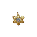 Gold Vermeil Floral Ethiopian Opal Charm Best Quality - K Jewelry Accessories