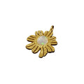 Gold Vermeil Multi Fire Opal Floral Charm For Unisex - K Jewelry Accessories