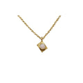 Gold Vermeil Natural Ethiopian Opal Charm Pendant Natural - K Jewelry Accessories