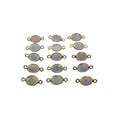 Gold Vermeil Opal Connector Charms - K Jewelry Accessories