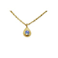 Gold Vermeil Pear Shape Ethiopian Opal Charm Pendant - K Jewelry Accessories