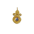 Gold Vermeil Pot design Ethiopian Opal Charm - K Jewelry Accessories