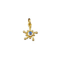 Gold Vermeil Rainbow Moonstone Pendant bezel Setting - K Jewelry Accessories
