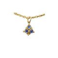 Gold Vermeil Rainbow Moonstone Pendant Handcrafted Jewelry - K Jewelry Accessories