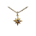 Gold Vermeil Rainbow Moonstone Pendant Star - K Jewelry Accessories