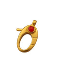 Gold Vermeil Red Coral Clasp – Unique Gold Findings