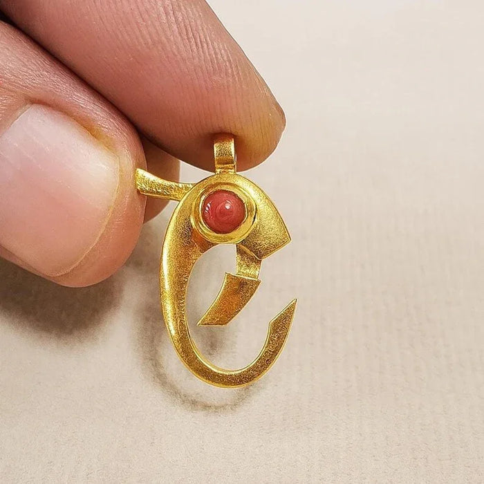 Gold Vermeil Red Coral Clasp – Unique Gold Findings