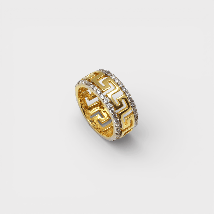 Greek Key Eternity Band - Monis Anas Jewellers