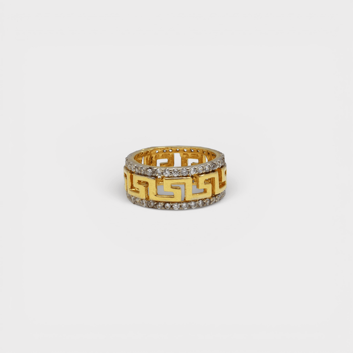 Greek Key Eternity Band - Monis Anas Jewellers