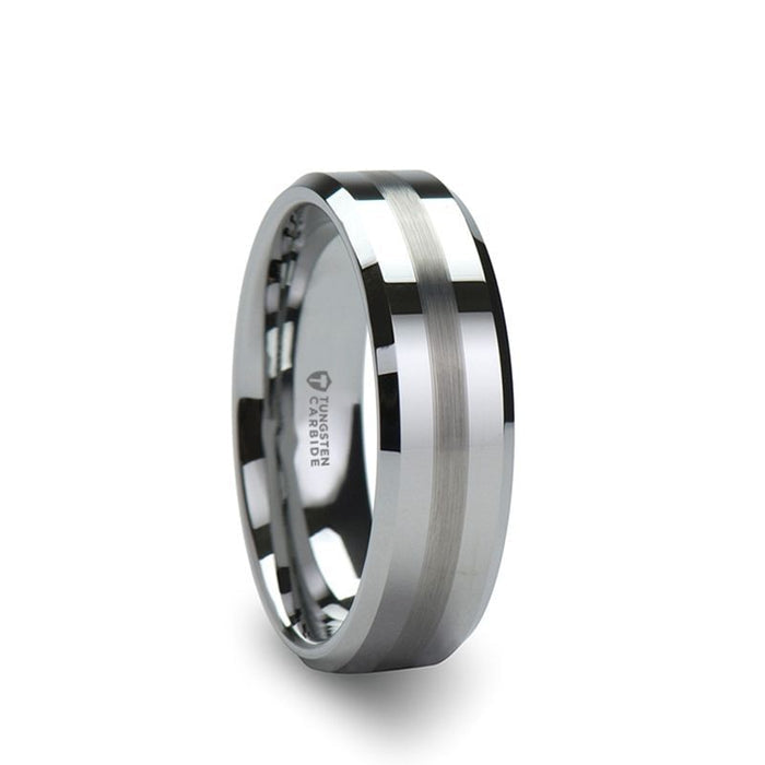 GRENOBLE Tungsten Carbide men's wedding band, image 2