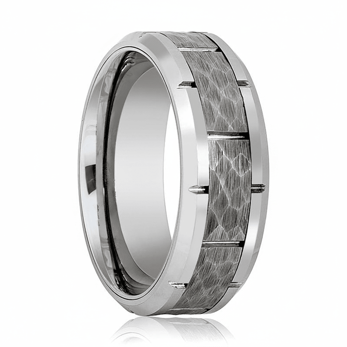 GURNEY — hero shot — men's tungsten carbide wedding ring | Aydins Jewelry