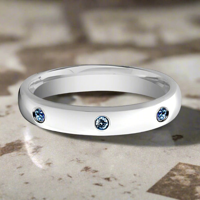 HALIA Tungsten Carbide men's wedding band, image 4