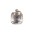 Handmade 14k Octagon Crystal Gold Pendant - K Jewelry Accessories
