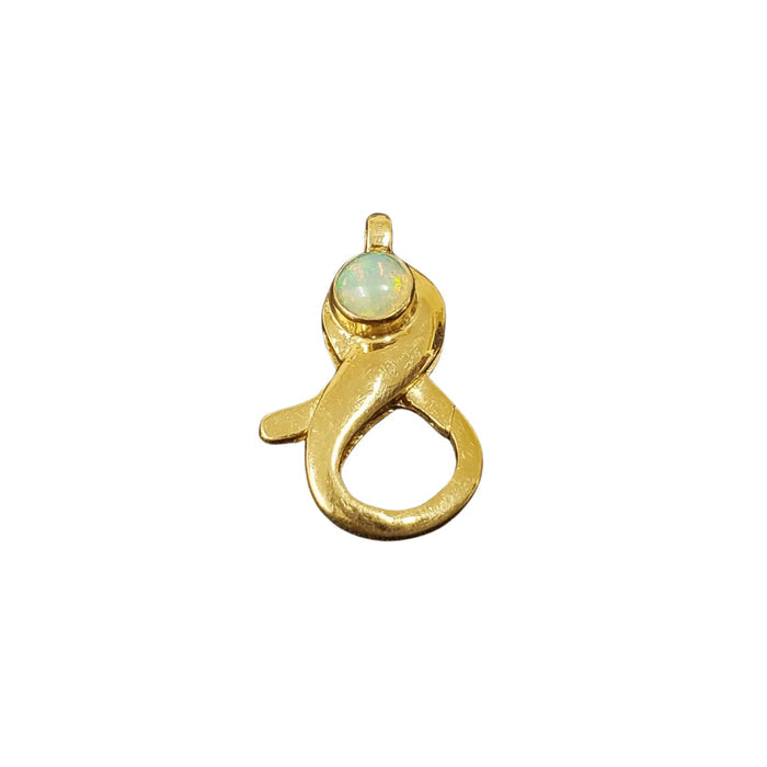 Handmade Gold Vermeil Ethiopian Opal Lobster Clasps - K Jewelry Accessories