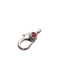 Handmade Sterling Silver Red Coral Lobster Clasp – Jewelry Finding