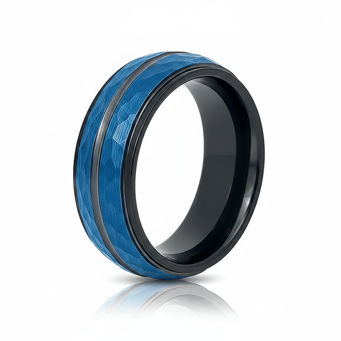 HARLO — hero shot — men's tungsten carbide wedding ring | Aydins Jewelry