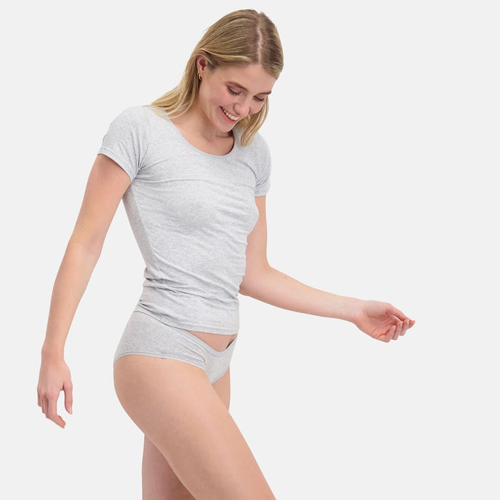 Bamboo Basics - Hip Slips Mila  - Light Grey Melange