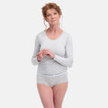 Bamboo Basics - Hipsters Iris  - Light Grey Melange