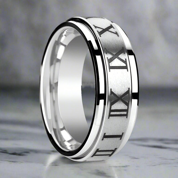 IMPERIUS Tungsten Carbide men's wedding band, image 1