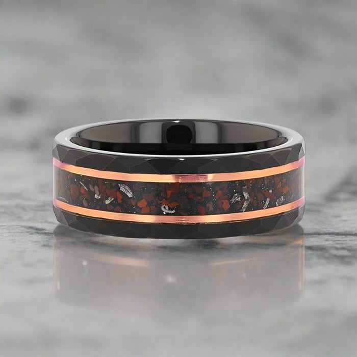 INFERNO Tungsten Carbide men's wedding band, image 3