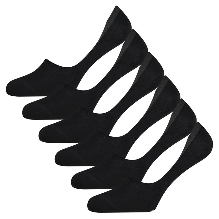 Invisible sokken Mika (6-pack) - Zwart