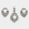 Ivory Halo Set - Monis Anas Jewellers