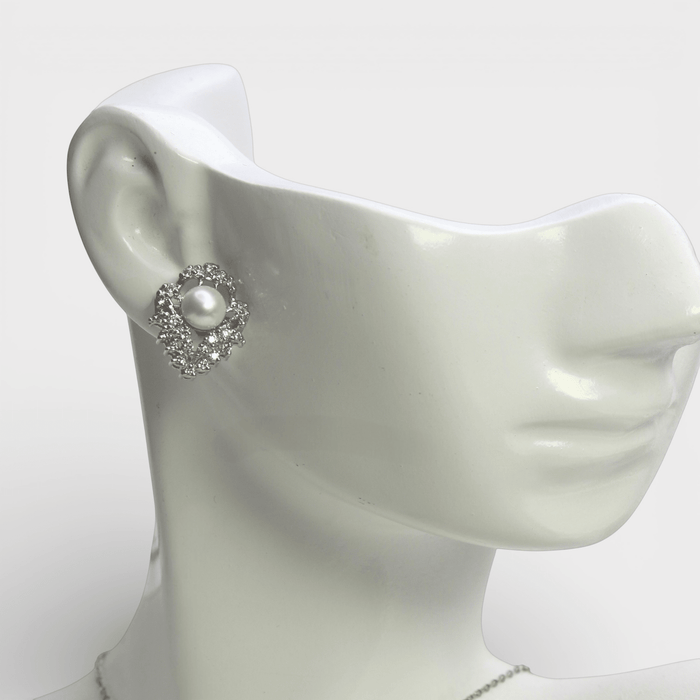 Ivory Halo Set - Monis Anas Jewellers