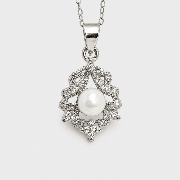 Ivory Halo Set - Monis Anas Jewellers