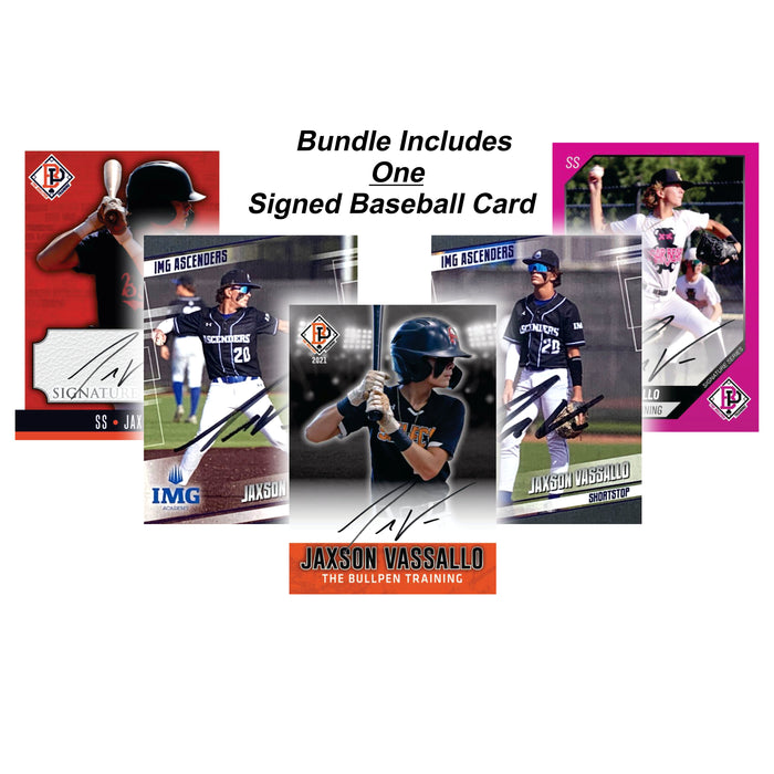 Jax Limited Edition Signature Bundle - Each Pair Gets a 7oz Throwing Baseball Plyo, a Signed Baseball Card and a VELO Duck!